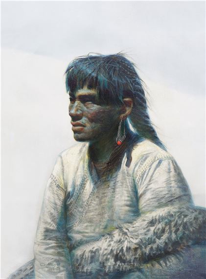 Luo Zhongli | Tibetan Lad (1990) | MutualArt