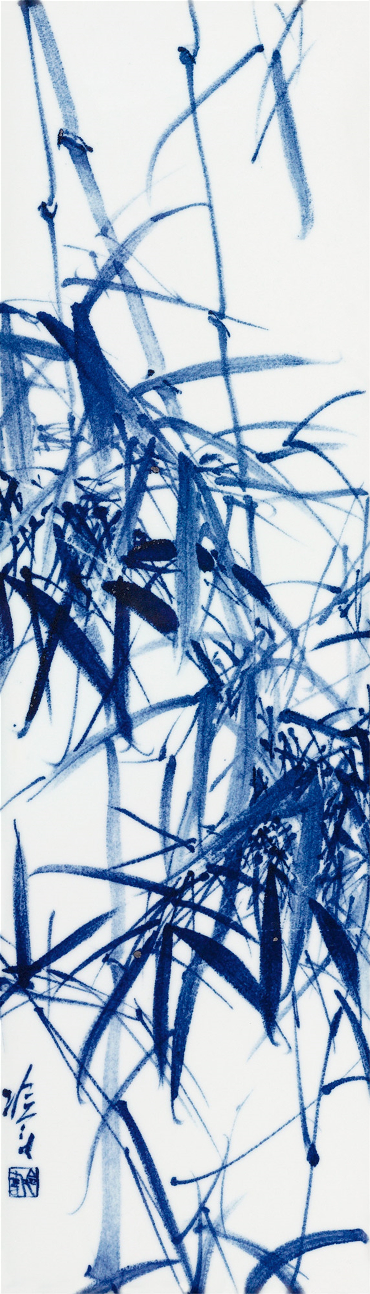 Artwork by Leng Jun, Bamboo, Made of Painting on porcelain