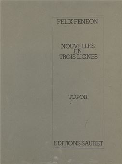 Nouvelles en trois lignes; Monaco, Sauret - Roland Topor