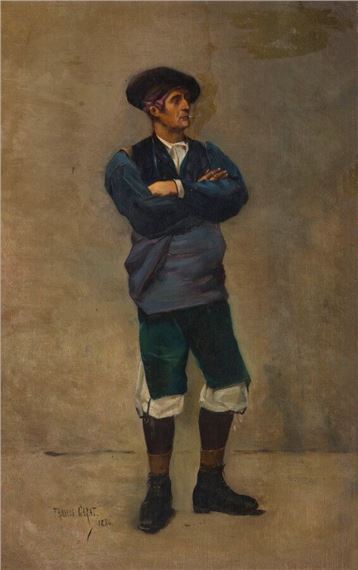 Homme portant un costume aragonais by Francis Garat, 1886
