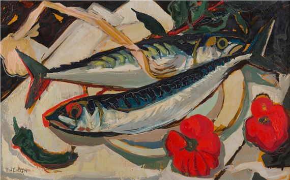 Les poissons bleus by Pierre Theron