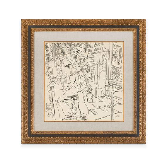 A Paganini of the Gutter by George Grosz, 1941