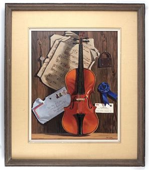 Still Life with Violin - Ray Cutts