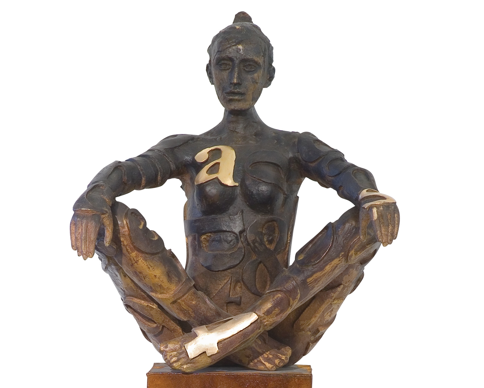 Artwork by Marek Zyga, THE INVISIBLE, Made of bronze