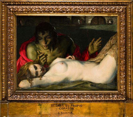 "Besaba su propio corazón" by Daniel Sabater y Salabert, 1933