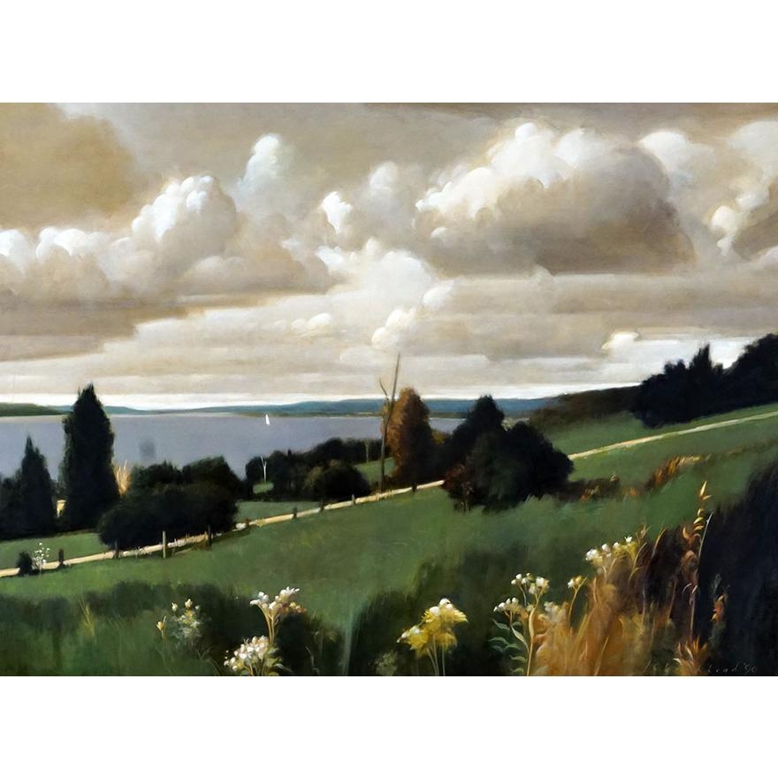 Artwork by Kenneth Lochhead, Untitled - Landscape, Made of Oil on canvas