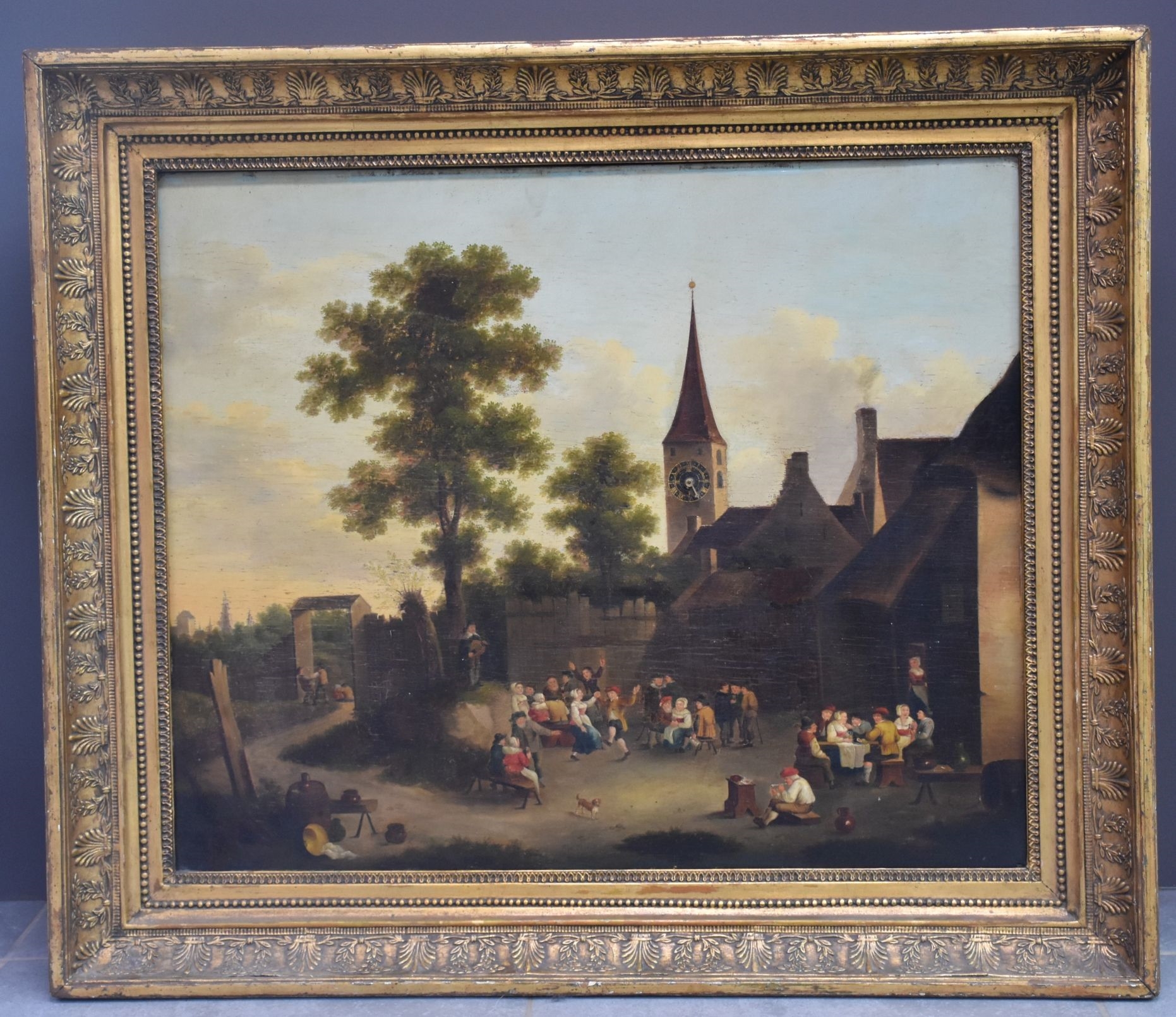 Franz Wolfgang Rohrich | Scène de Kermesse flamande (1823) | MutualArt