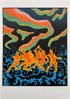 Gaurab Thakali Takes to New Heights Combining His Musical-Themed Illustrations with Nature