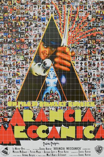 Manifesti vintage cinema internazionale: Arancia meccanica by Maria Murgia, 2021