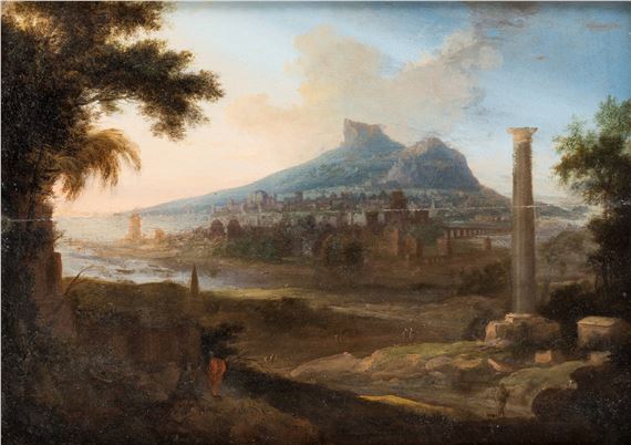 A City on the Seashore by Pierre Antoine Patel, 1692