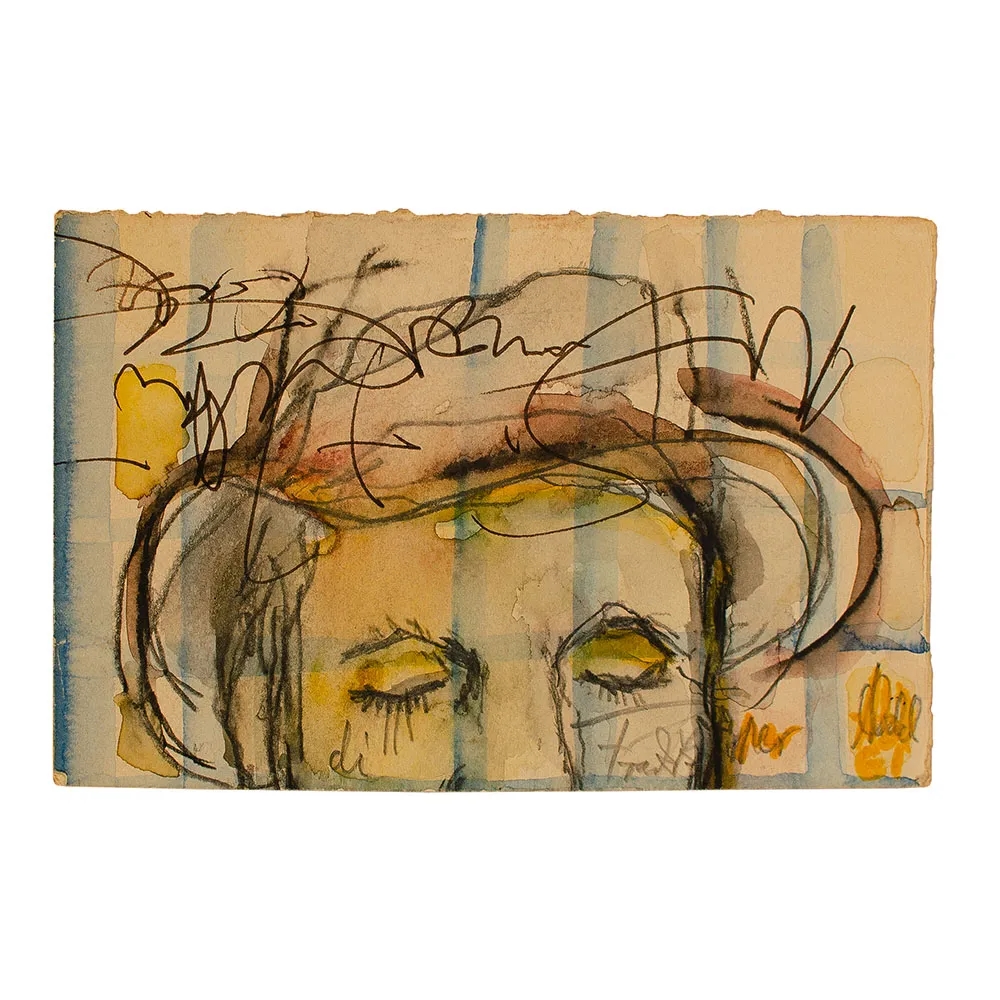 Artwork by Frank Brienbruch, Untitled, Made of mixed media on paper