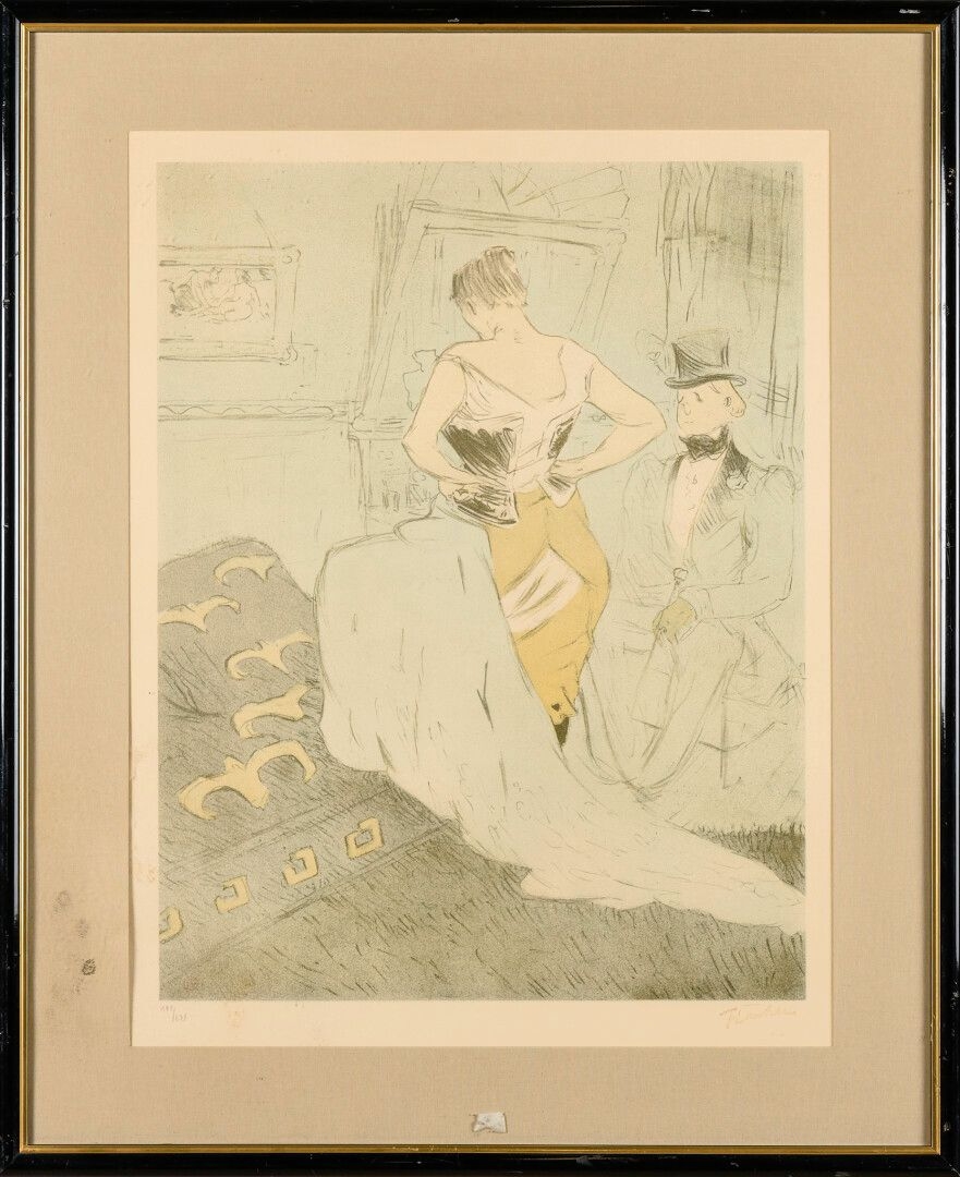 Femme au corset by Henri de Toulouse-Lautrec