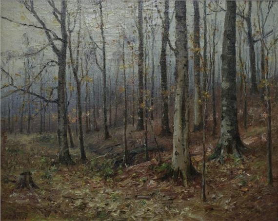 Late Autumn Woods by John E. Bundy