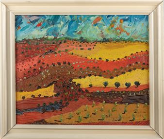 Paisaje de campo - Vicente Solano