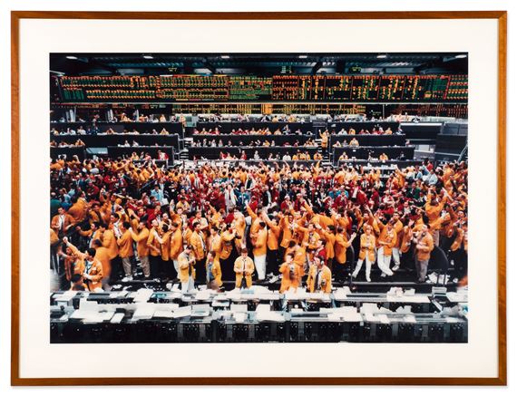 Chicago Mercantile Exchange by Andreas Gursky, Executed in 1997