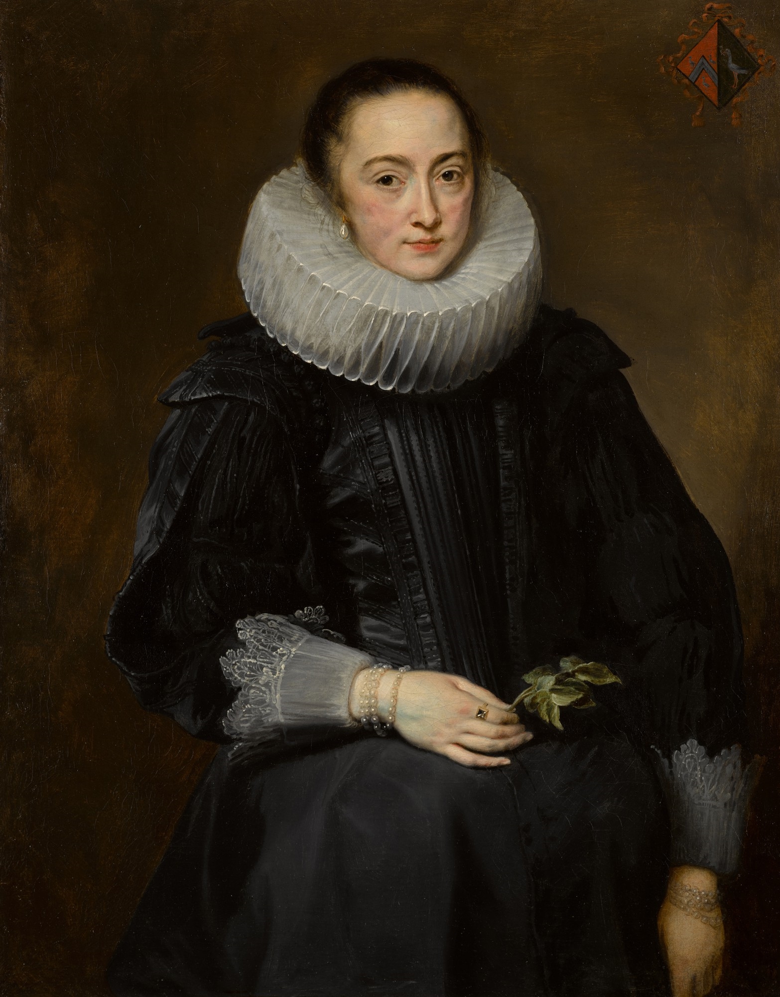 Anthony van Dyck | Portrait of Jacob de Witte; Portrait of Maria Nutius ...