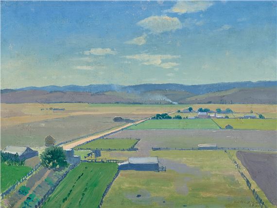 VALLEY NEAR BAIRNSDALE by Elioth Gruner, 1930