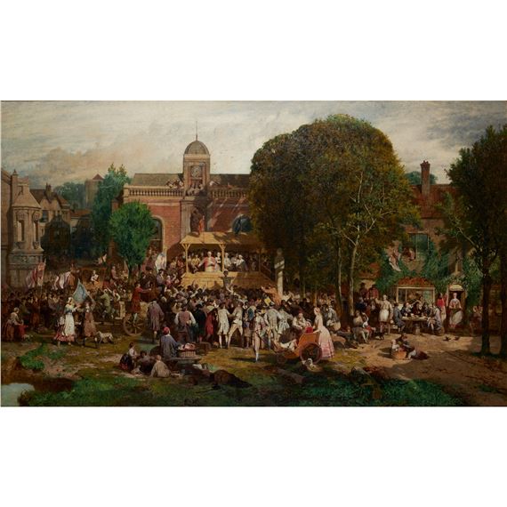 THE CONTESTED ELECTION by John Ritchie, 1867