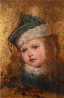 Dziewczynka w turkusowym kapelusiku - Emilia Dukszyńska-Dukszta