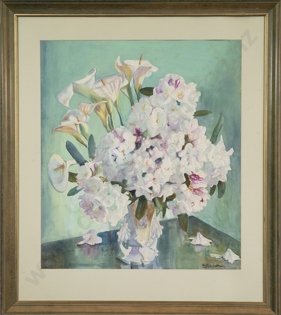Artwork by Beatrice Seddon, Floral Still Life, Made of watercolour