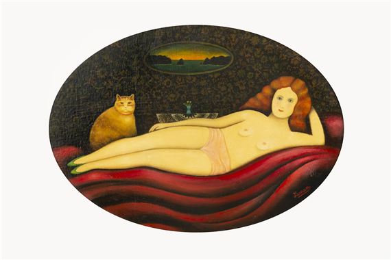 Artist's Model by Martin Leman, 1976