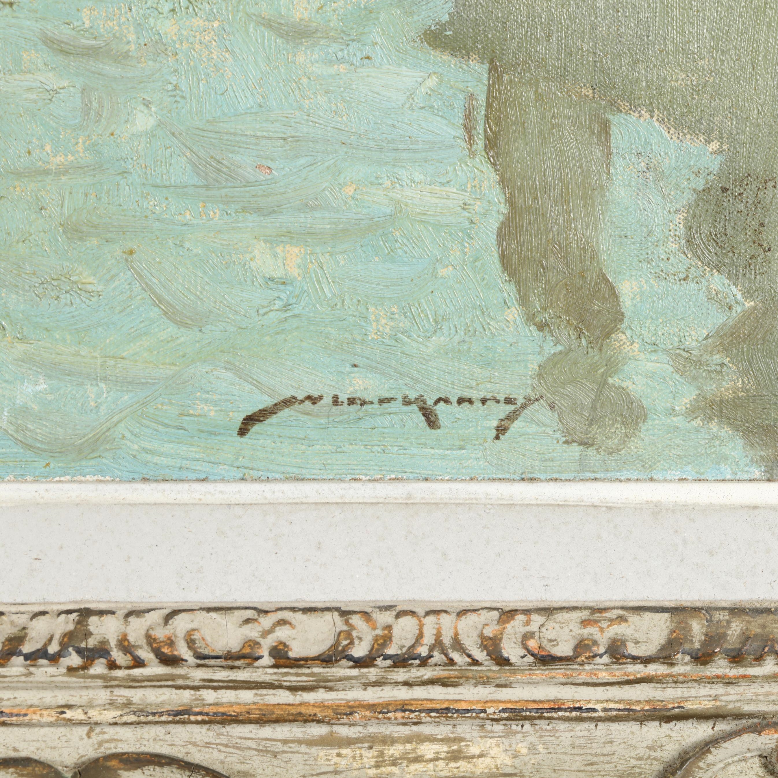 Artwork by William Lee-Hankey, Tunny Boats at Anchor, Made of Oil on canvas