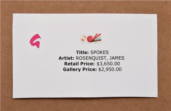 James Rosenquist | Spokes (1977) | MutualArt