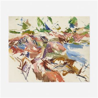 Rocks and Sea, Deer Isle - Mercedes Matter