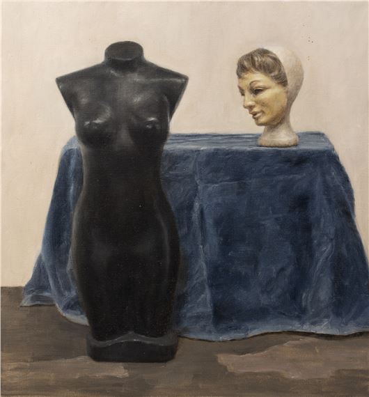 Untitled (Black Torso and White Head)