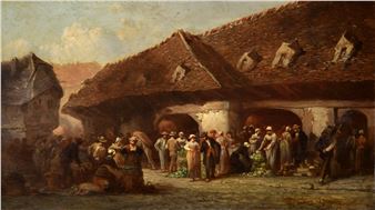 El Mercado. - Pierre Edmond Hedouin