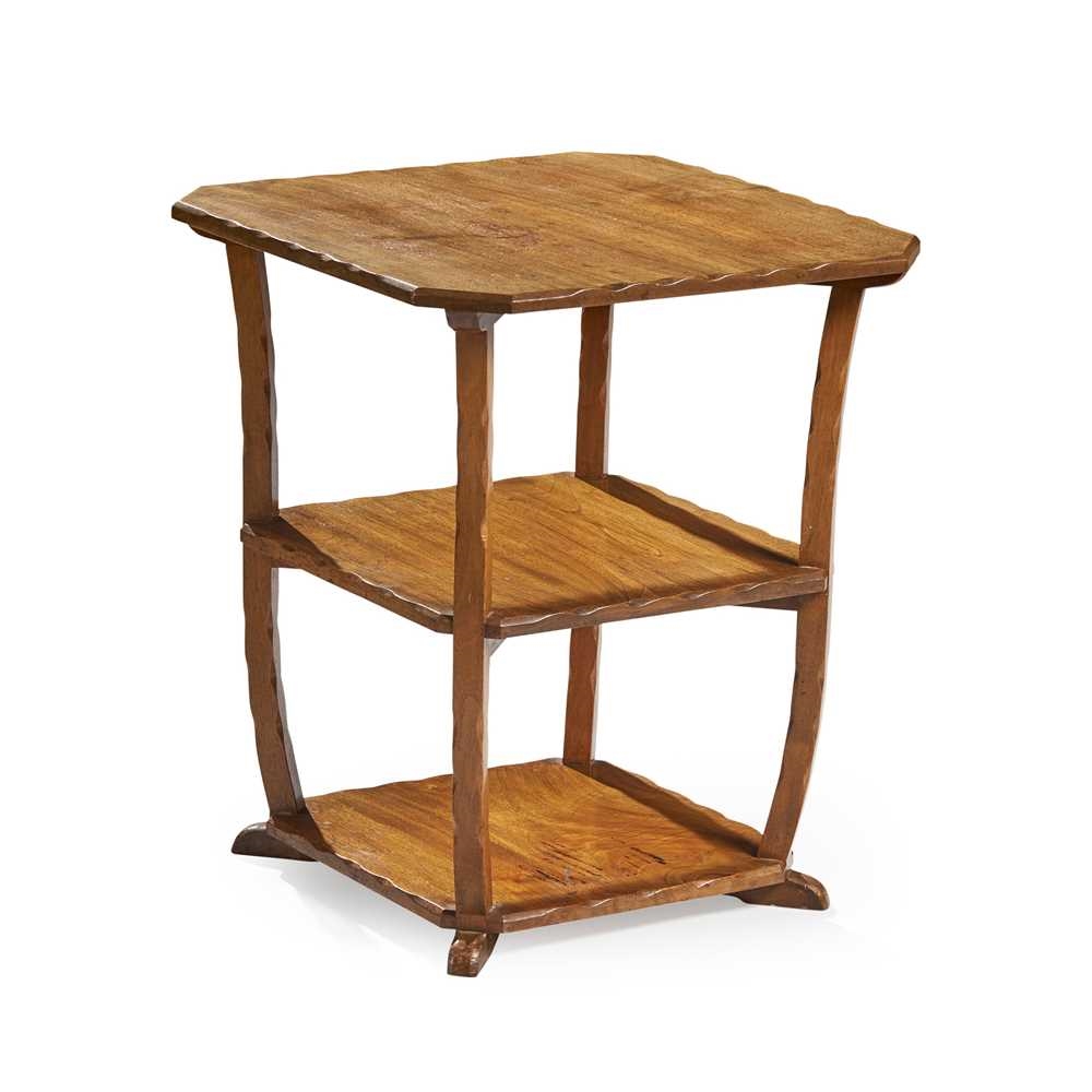 Artwork by Peter Waals, Anthony Minoprio, THREE-TIER OCCASIONAL TABLE, Made of walnut