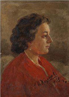 Portrait of a young woman - Ivan Kazakov