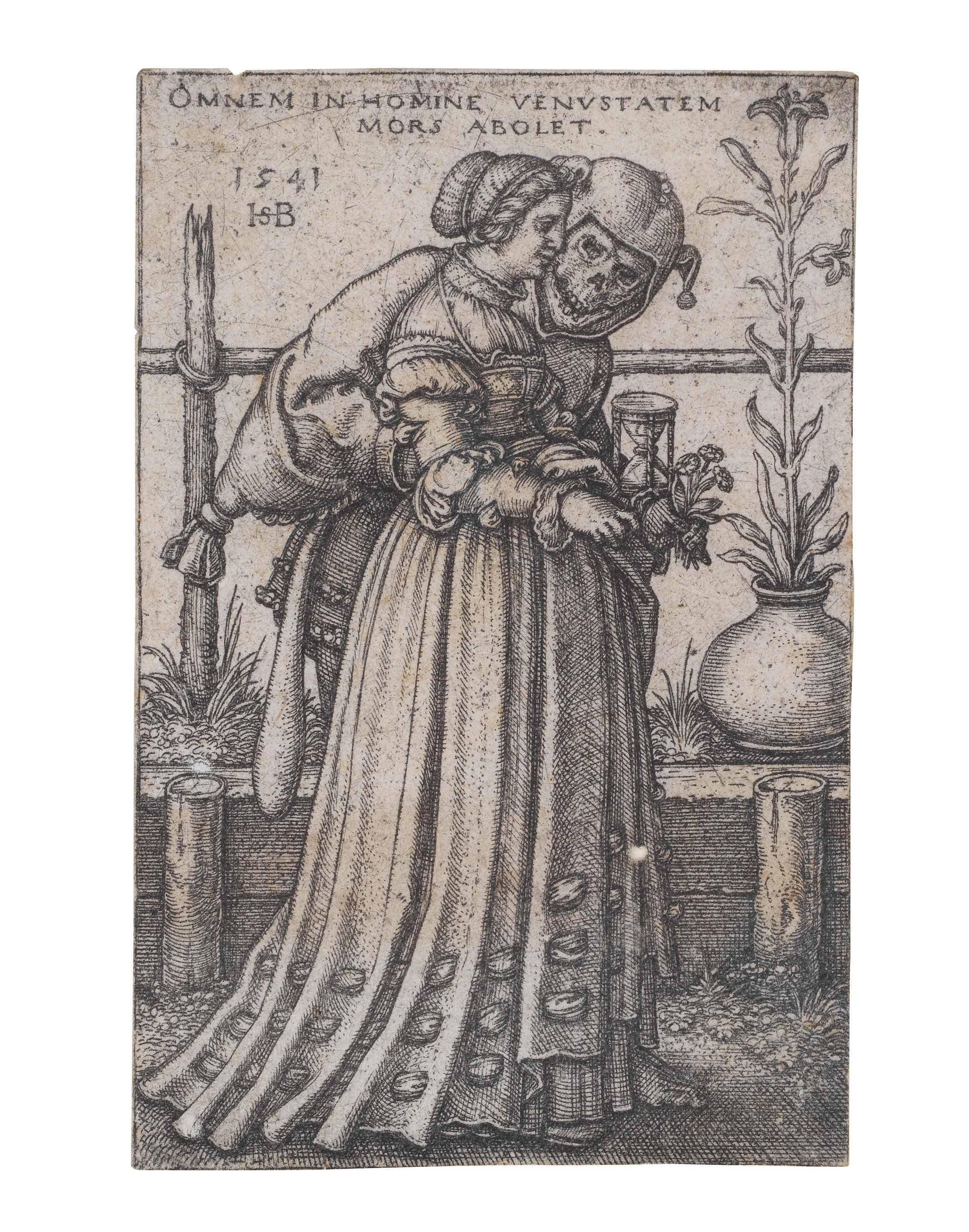 Hans Sebald Beham | Death and three nude Women (Bartsch 6,7,149,151 ...