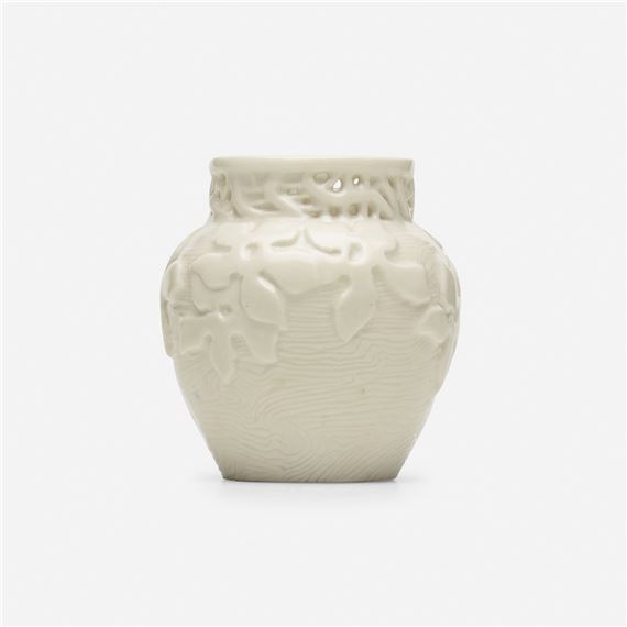 Rare Losanti grain-de-riz rice grain vase by Mary Louise Mclaughlin