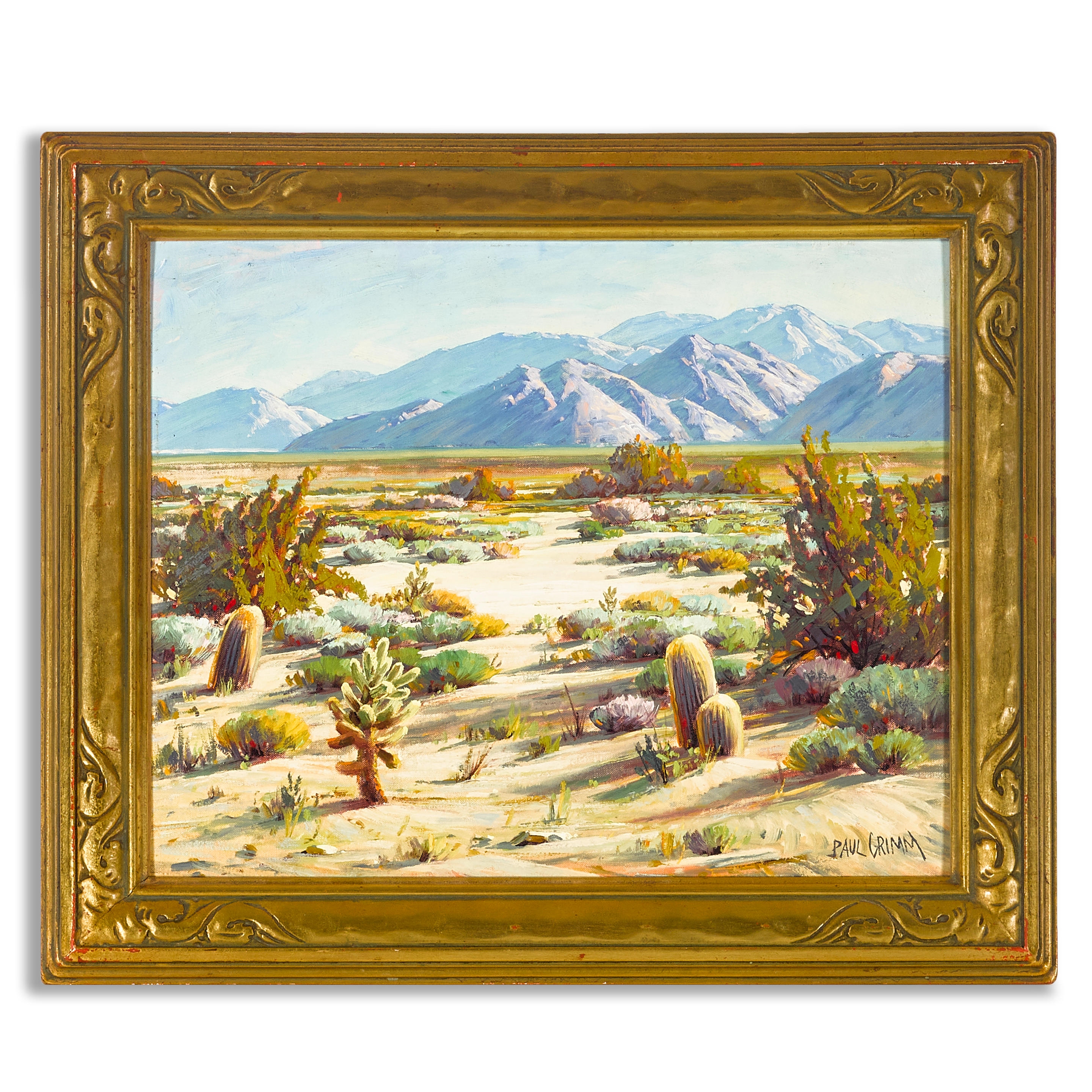 Artwork by Paul Grimm, Off the Beaten Track, Made of oil on canvasboard