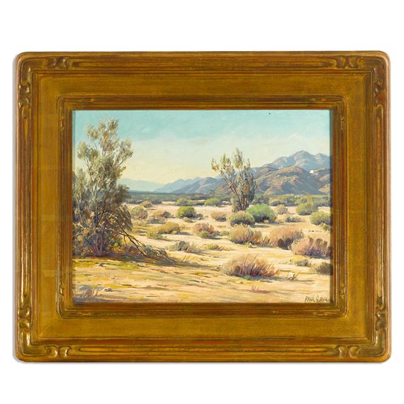 Desert floor through sage brush by Paul Grimm