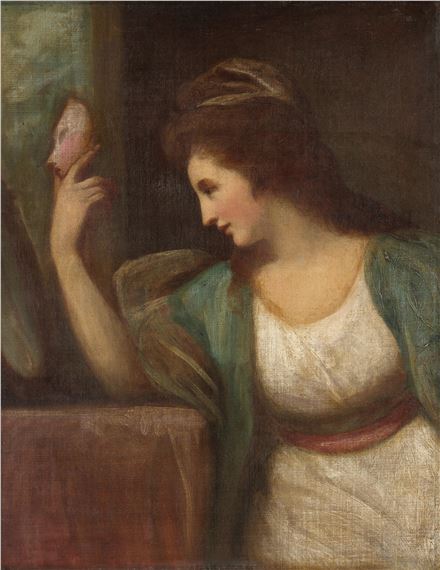 Portrait of a lady as Comedy by George Romney