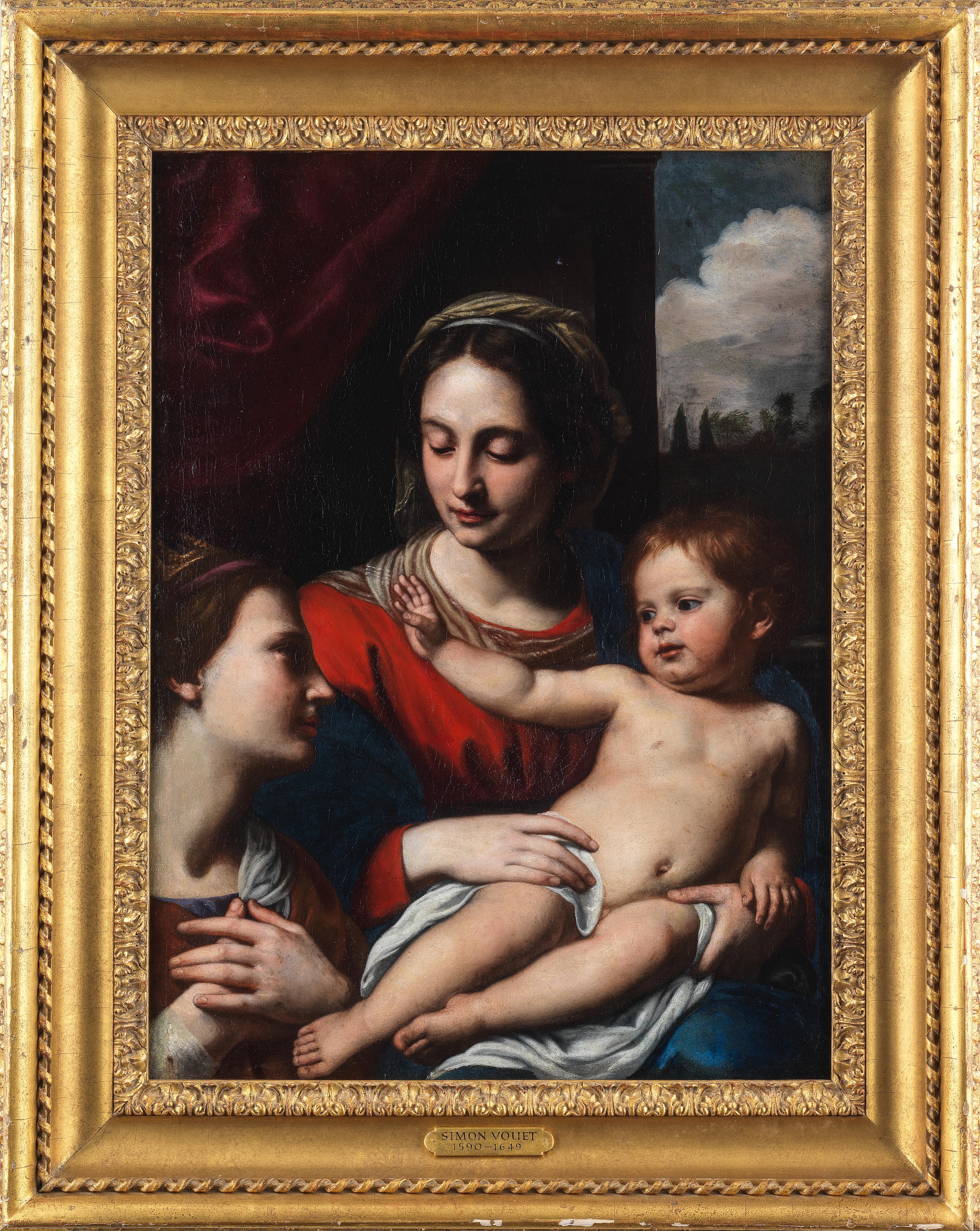 Nicolas Mignard | The Mystic Marriage of Saint Catherine | MutualArt