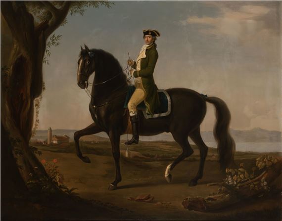M. Paul-Benjamin de Lessert on Horseback by Brun de Versoix, 1780