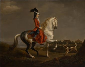 Mme. Marie de Lessert on Horseback - Brun de Versoix