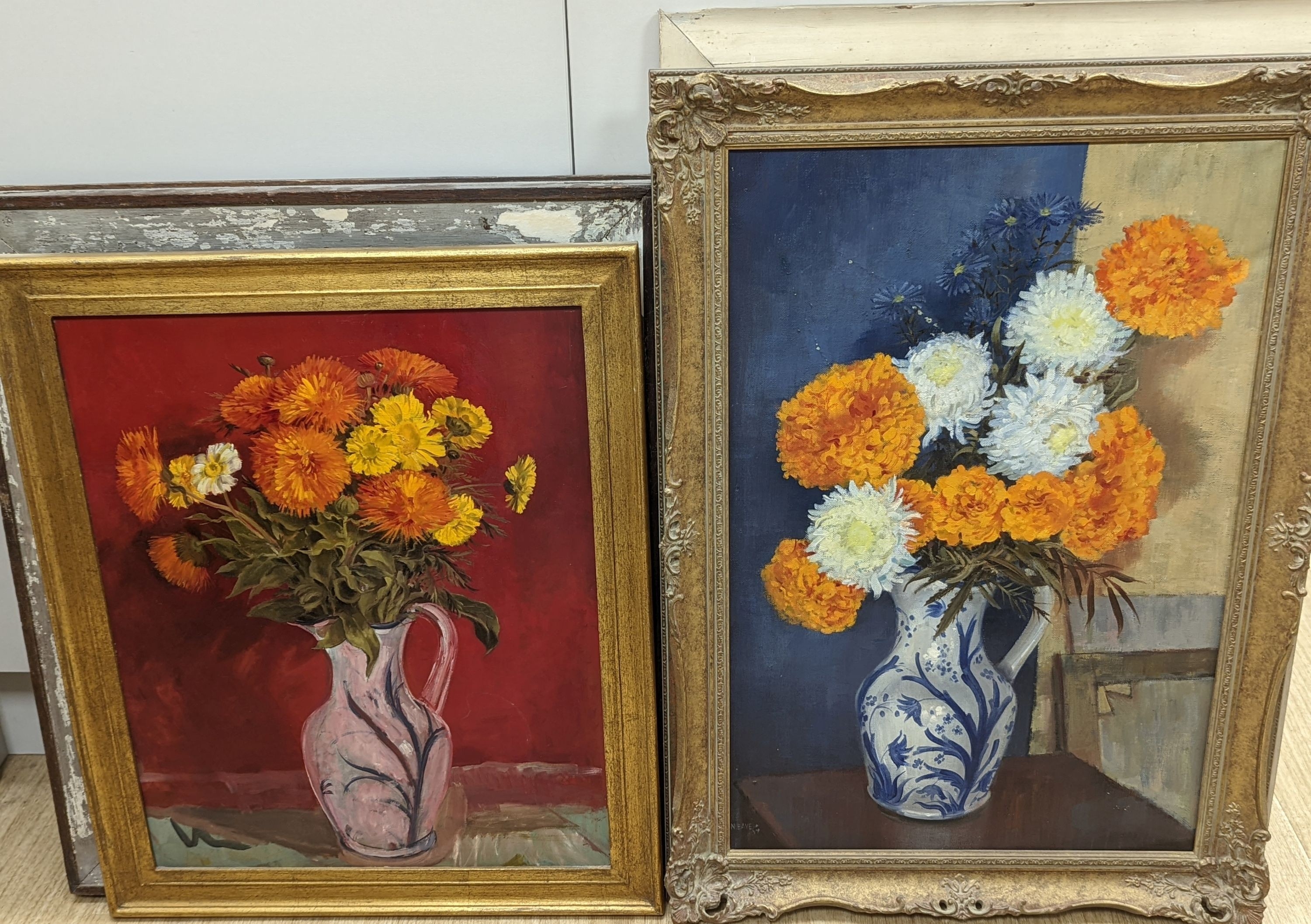 Henry J. Neave | five assorted oil still lifes | MutualArt