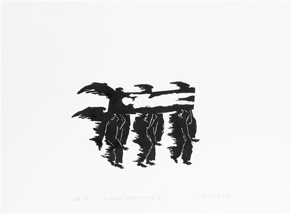 Z cyklu: Drzwi polskie VI by Leszek Sobocki, 1982