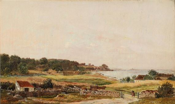 View of a landscape - Lauritz Rasmus Lyngbye