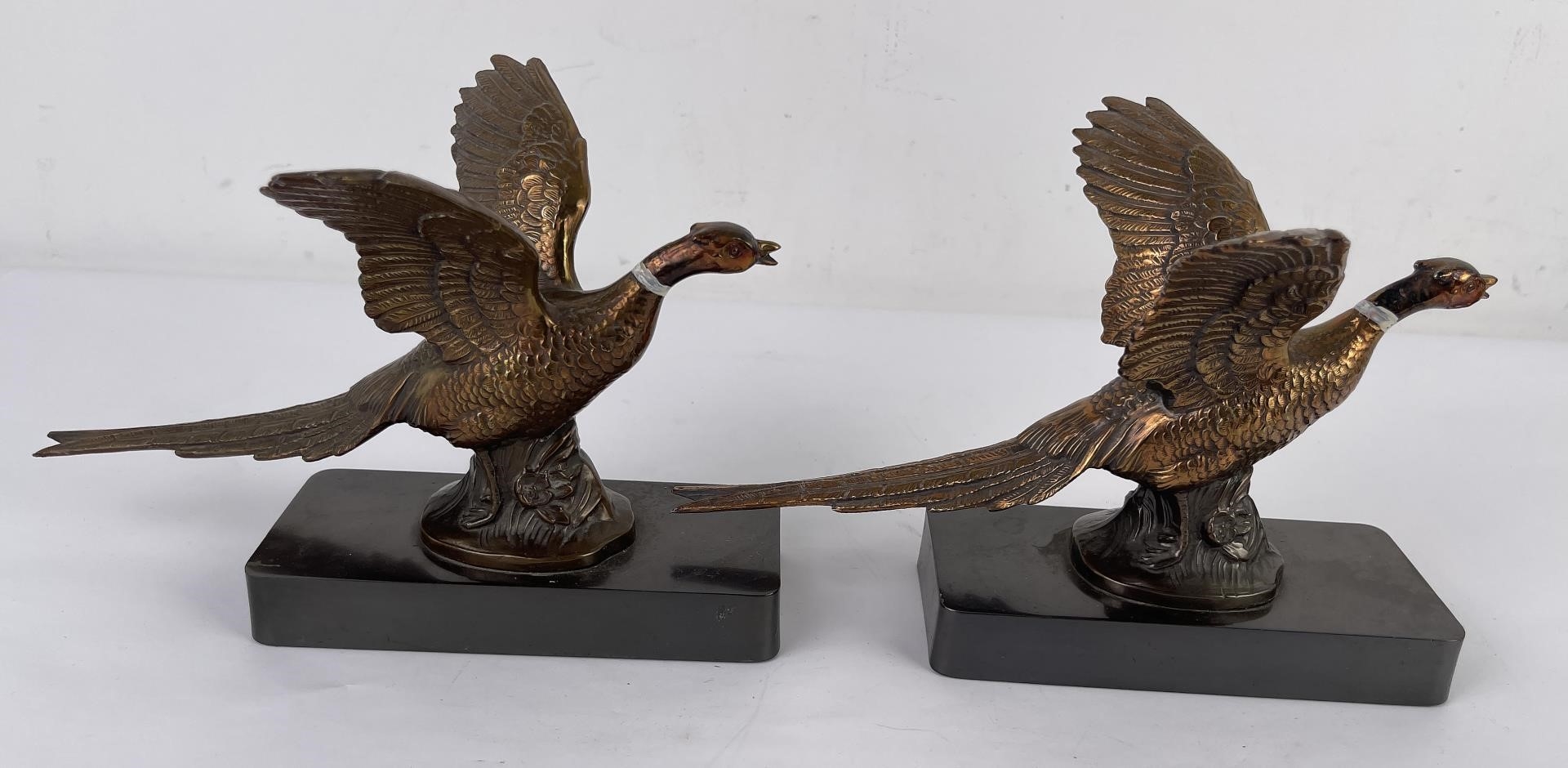 Artwork by J.B. Hirsch, Pheasant Bookends