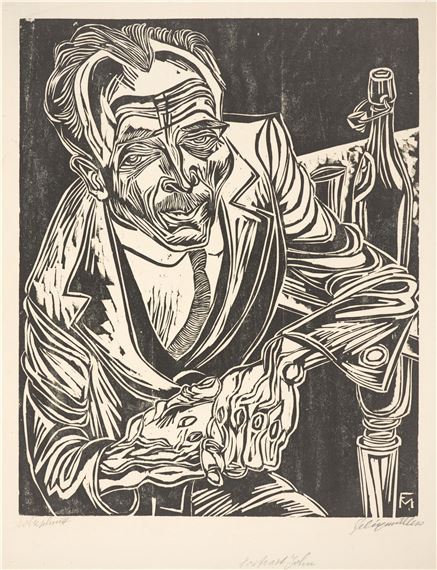 ”Max John (Portrait John)”. by Conrad Felixmüller, 1920