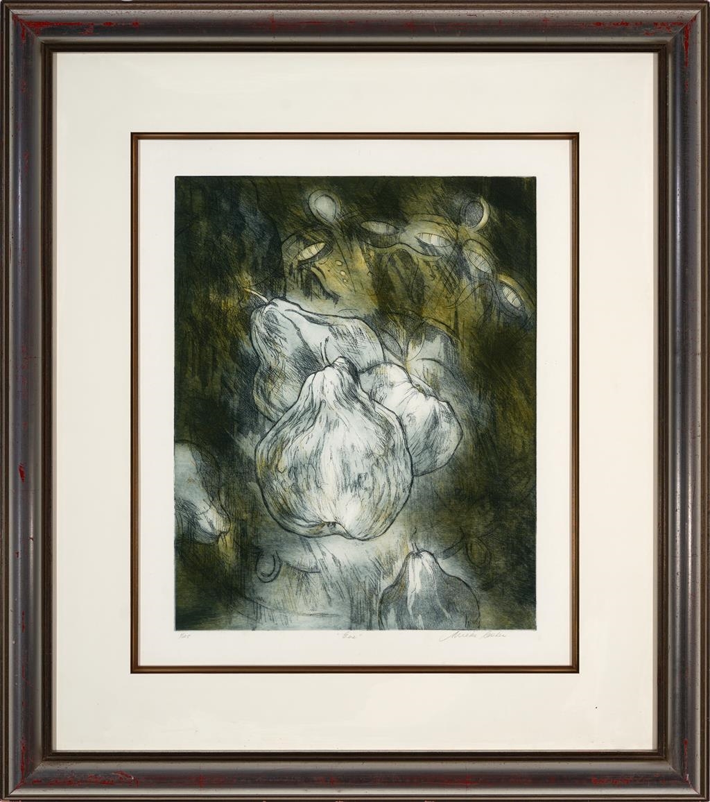 Artwork by Mieke Cohen, Eve, Made of colour etching