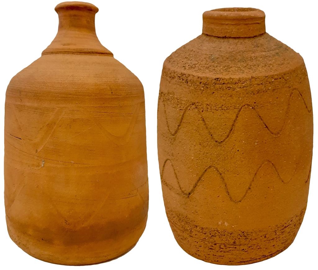Stephen Skillitzi Pottery Bottle Vases MutualArt