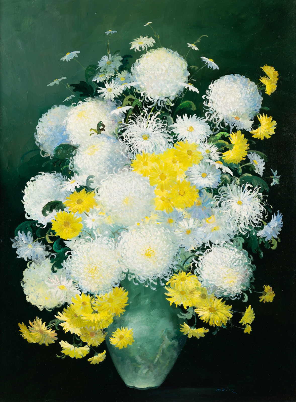 Marion Rice | Yellow and White Flowers | MutualArt