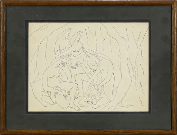 Study of Cezanne: The Bathers by Marian Cronk