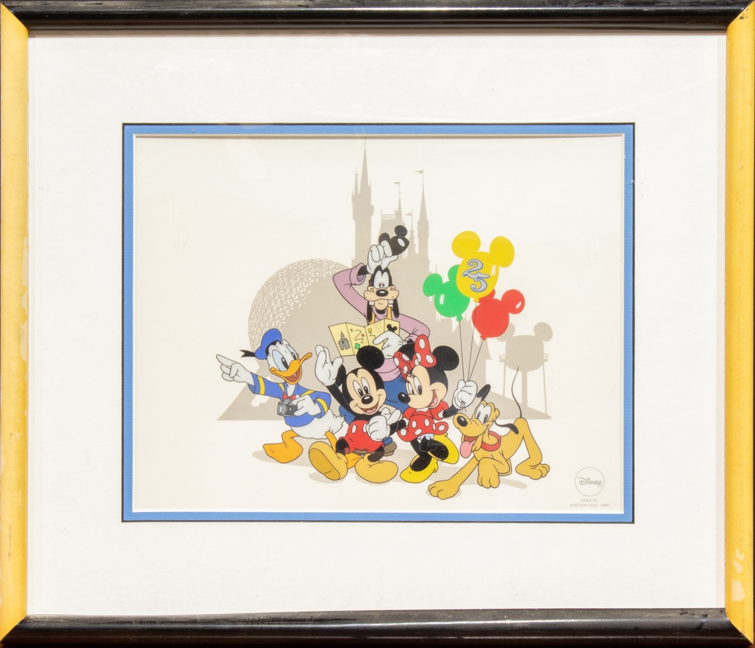 デイズニー　声優サイン入りセル画　MICKEYS FILM FESTIVAL デイズニーセル画 MICKEYS FILM FESTIVAL 声優サイン入 レア
